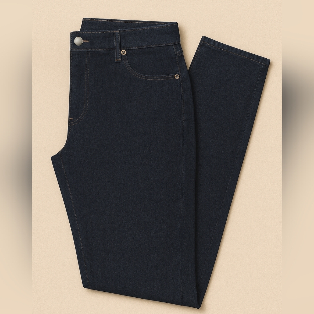 Dark Blue Denim Jeans